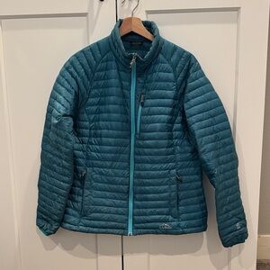L.L. Bean Women's Teal Puffer Jacket